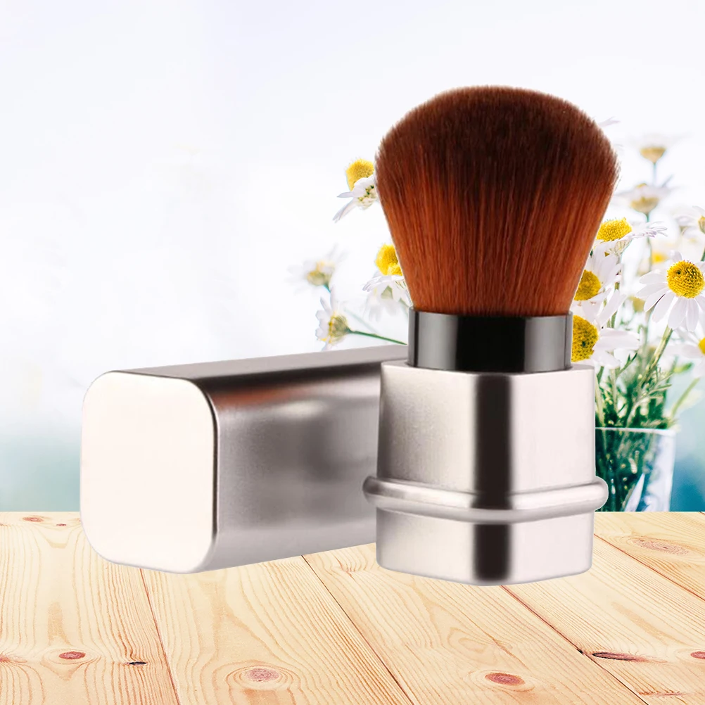 

Multi-Function Powder Foundation Blush Tool Retractable Dust Dome Beauty Travel Size Professional Home Use Fashion