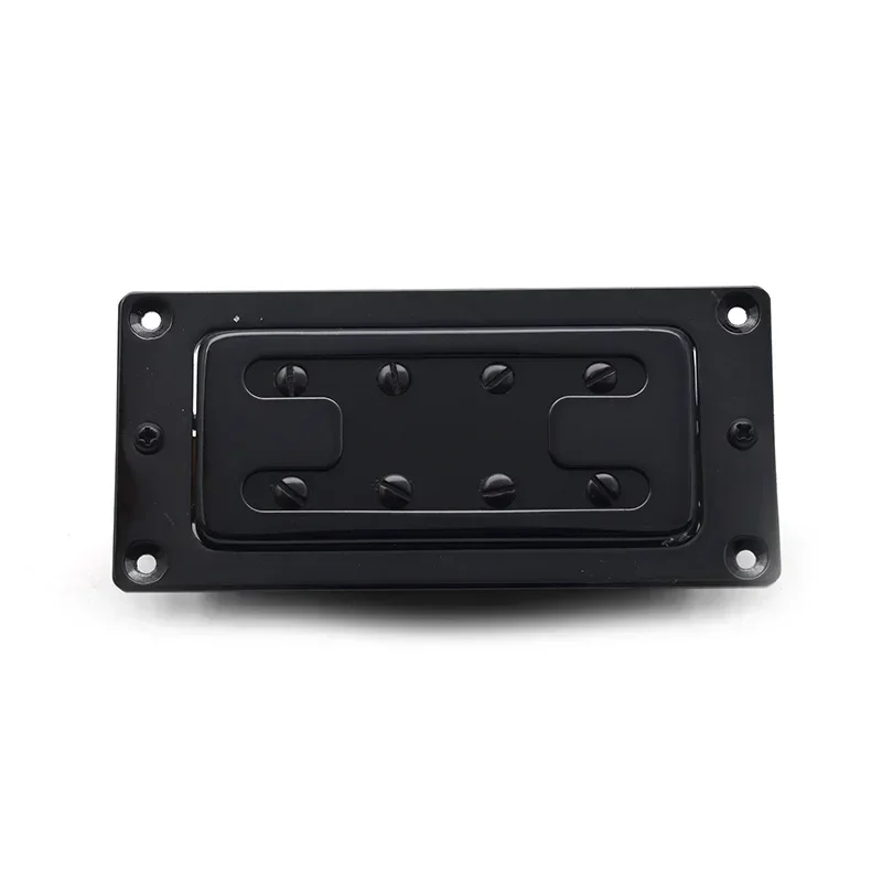 

Mini Style Two Line 8 Hole Electric Bass Humbucker Pickup Neck/Bridge Pickup Black