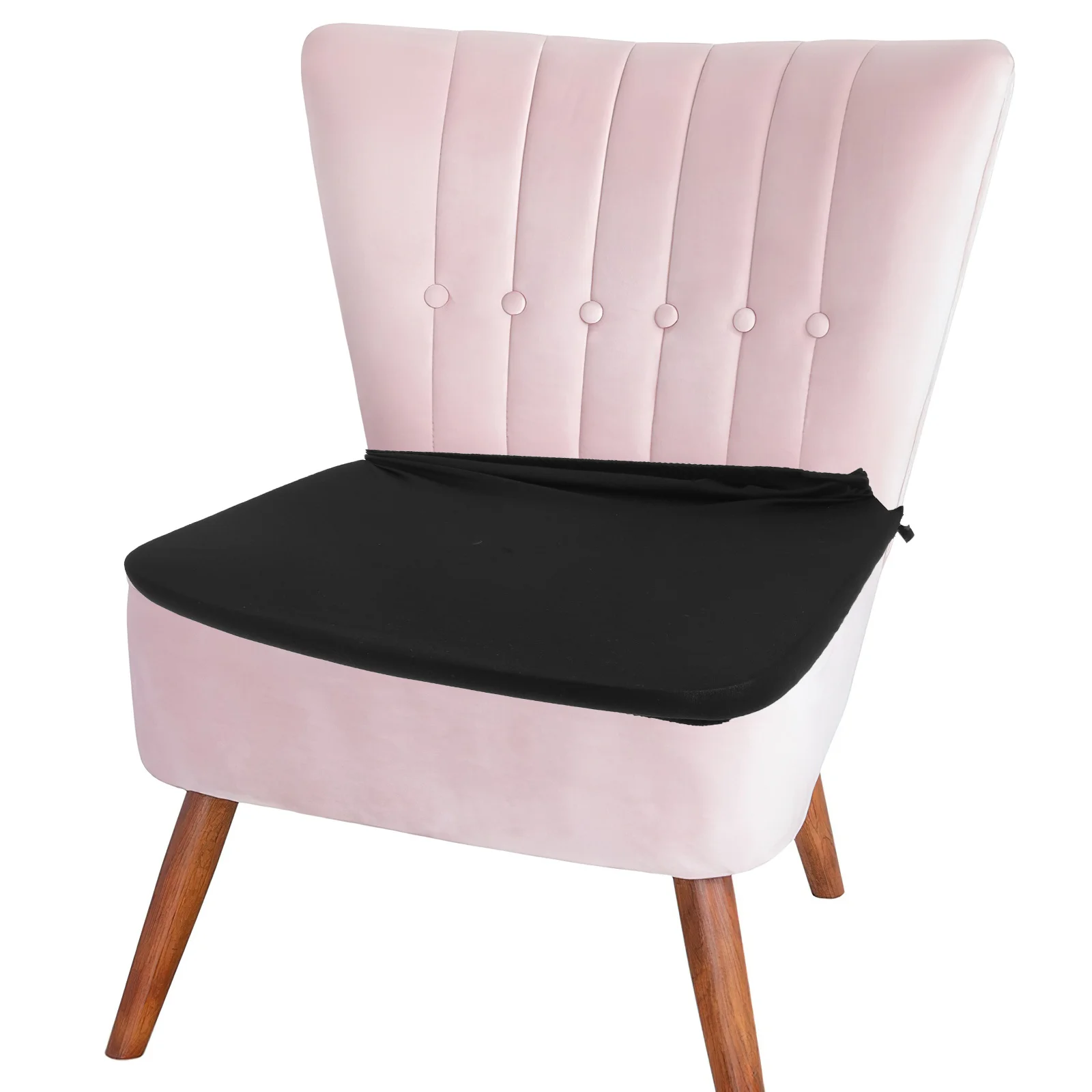 

4Pcs Elastic Chair Seat Covers Stretch Dining Chair Slipcovers Protection from Stains Spills Pet Hair Ideal Home Decor