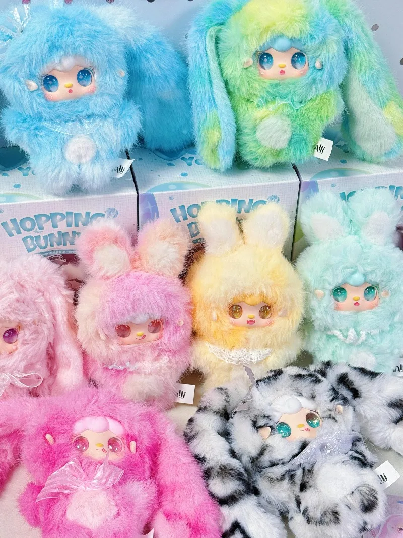 

Yooki Hopping Bunny Series слепая коробка Kawaii кролик экшн-фигурка виниловая плюшевая кукла загадочная коробка брелок рюкзак кулон игрушка в подарок