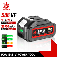 ONEVAN Rechargeable Lithium Battery 22900MAH BL1850 BL1840 For Cordless Electric Wrench Drill Power Tool For 21V 18V Battery