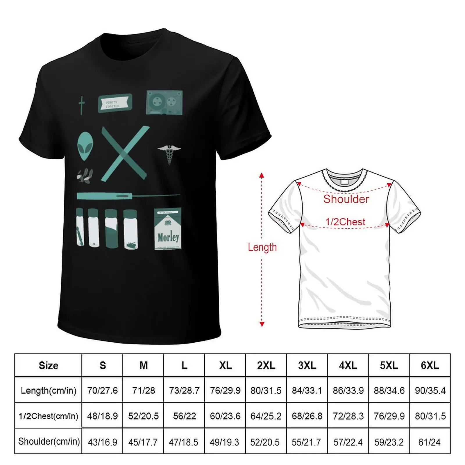 X-Files T-Shirt man t shirt graphic T-Shirt