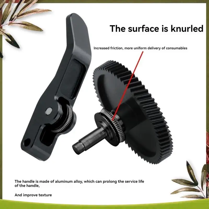 

Новая шестерня экструдера в сборе DLC, закаленная сталь с наноголокорением для Bambu Lab A1/A1, мини-экструзионная головка, аксессуары для 3D-принтера