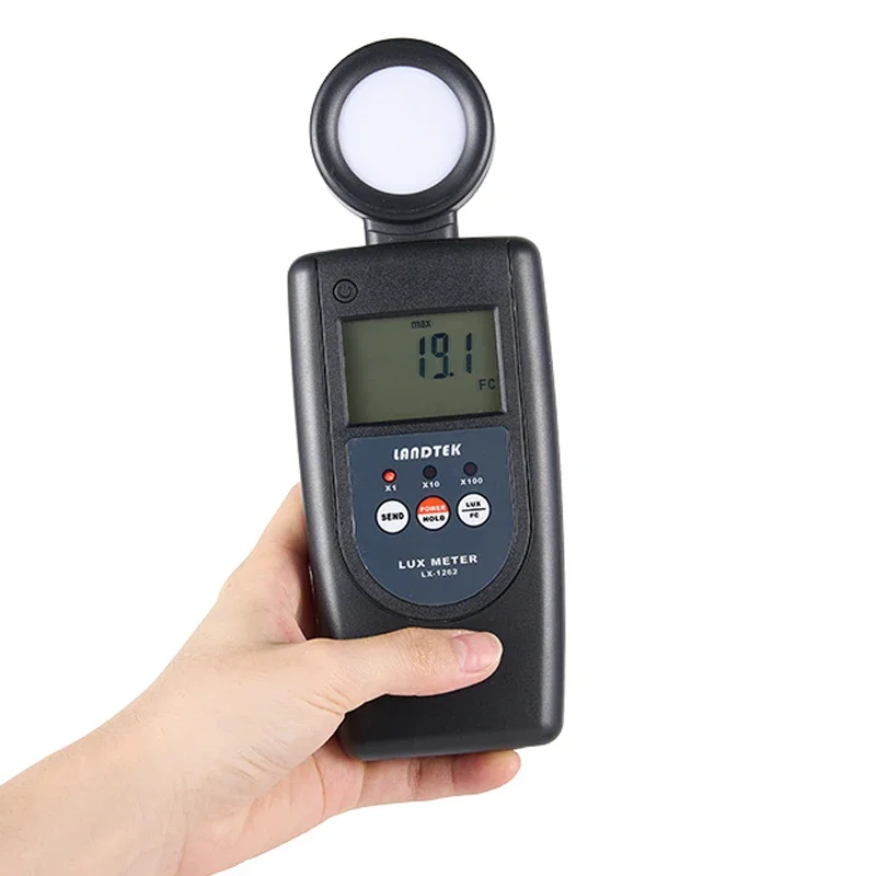 Digital Illuminance Meter LX-1262 5000Lux~200000Lux Lux and FC Measurement of Luminance, Brightness