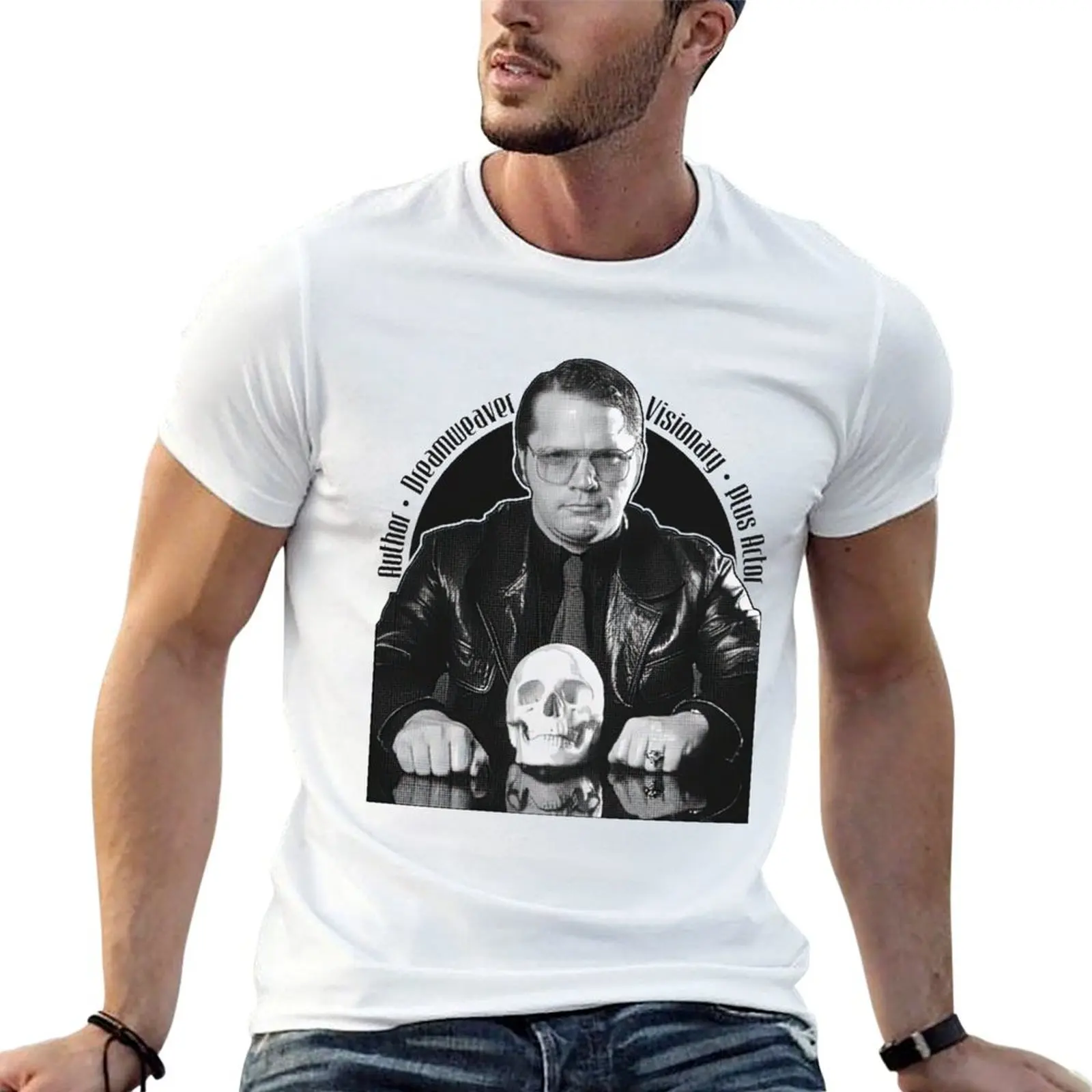 Camiseta GARTH MARENGHI'S DARKPLACE AUTHOR DREAMWEAVER VISIONARY, camisetas de algodón para hombre, camisetas 100% para hombre, camiseta ajustada