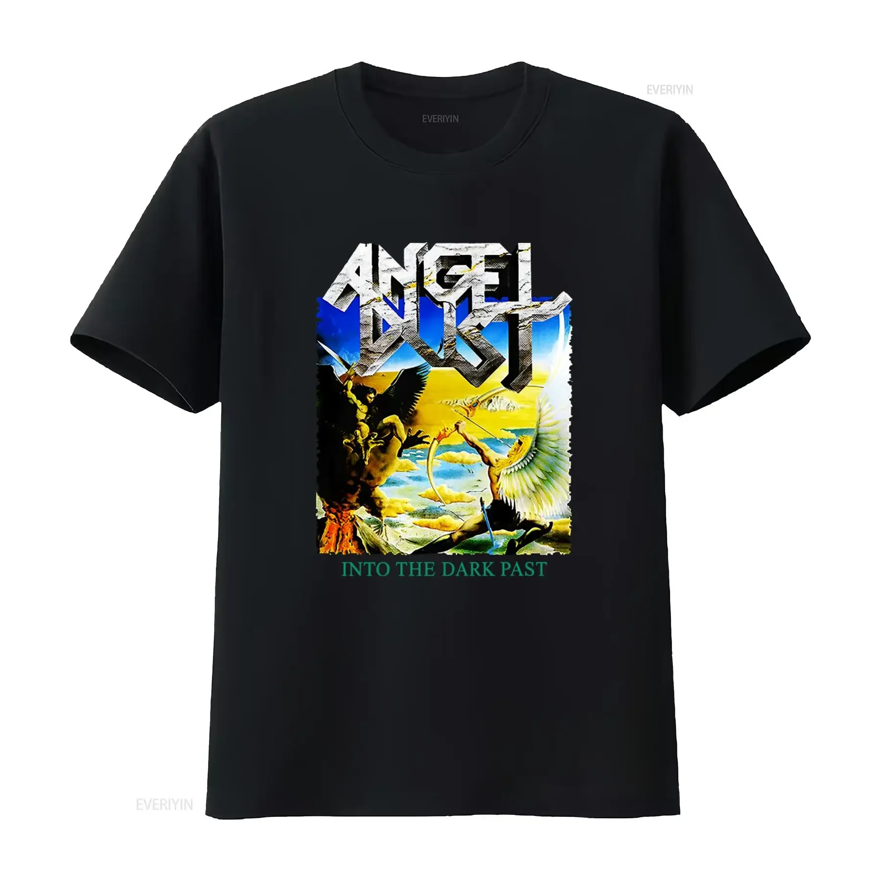 Angel Dust Into the Dark Past T Shirt for Men Black Sizes S to 2345XL BE590 vintage Washed homme designer clothes