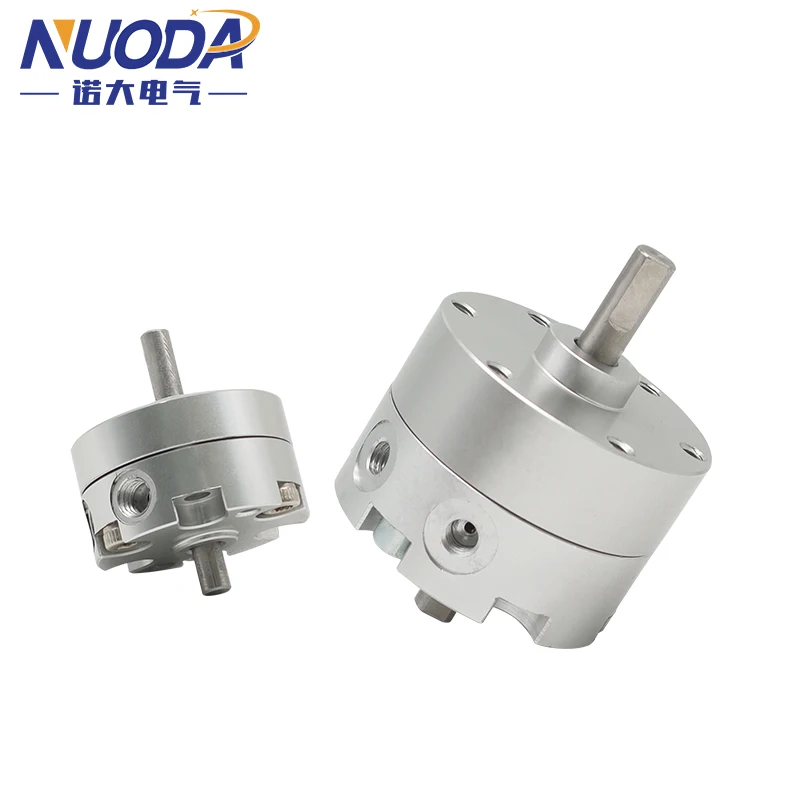 CRB2BW Series Bore10/15/20/30/40 Air Rotary Pneumatic Cylinder Single Blade Double Axis Aluminum Alloy