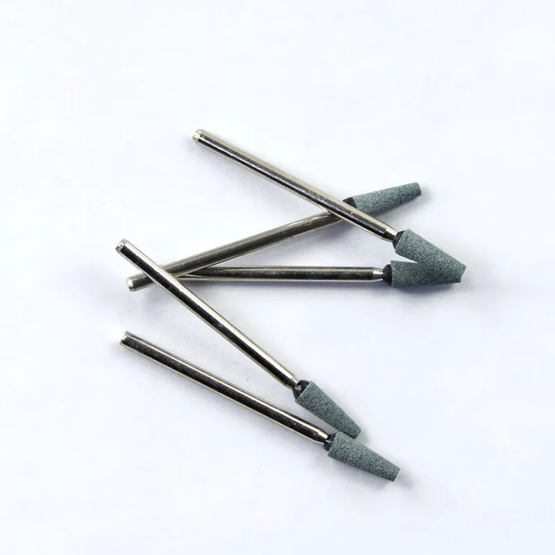 100pcs Dental Polishing Green Stones Medium Contour Ceramic G-03 G-13 G-16 Low-speed Burs for Dental Lab Polishing Tools