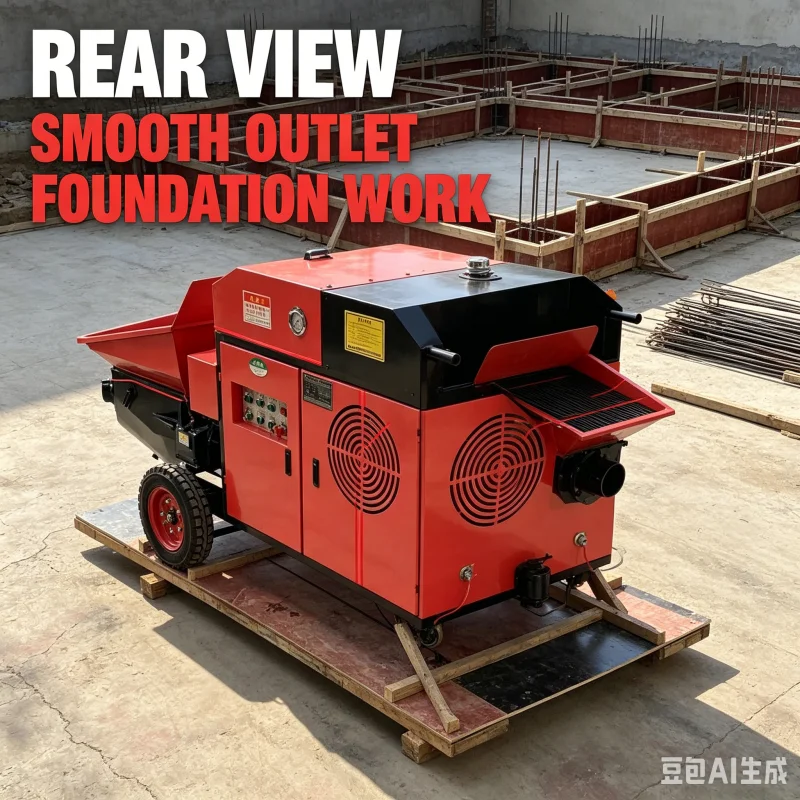 Flexible Operation Mini Diesel Concrete Pump Produced By Industrial Leading Source Factory For Alleyway Building Work