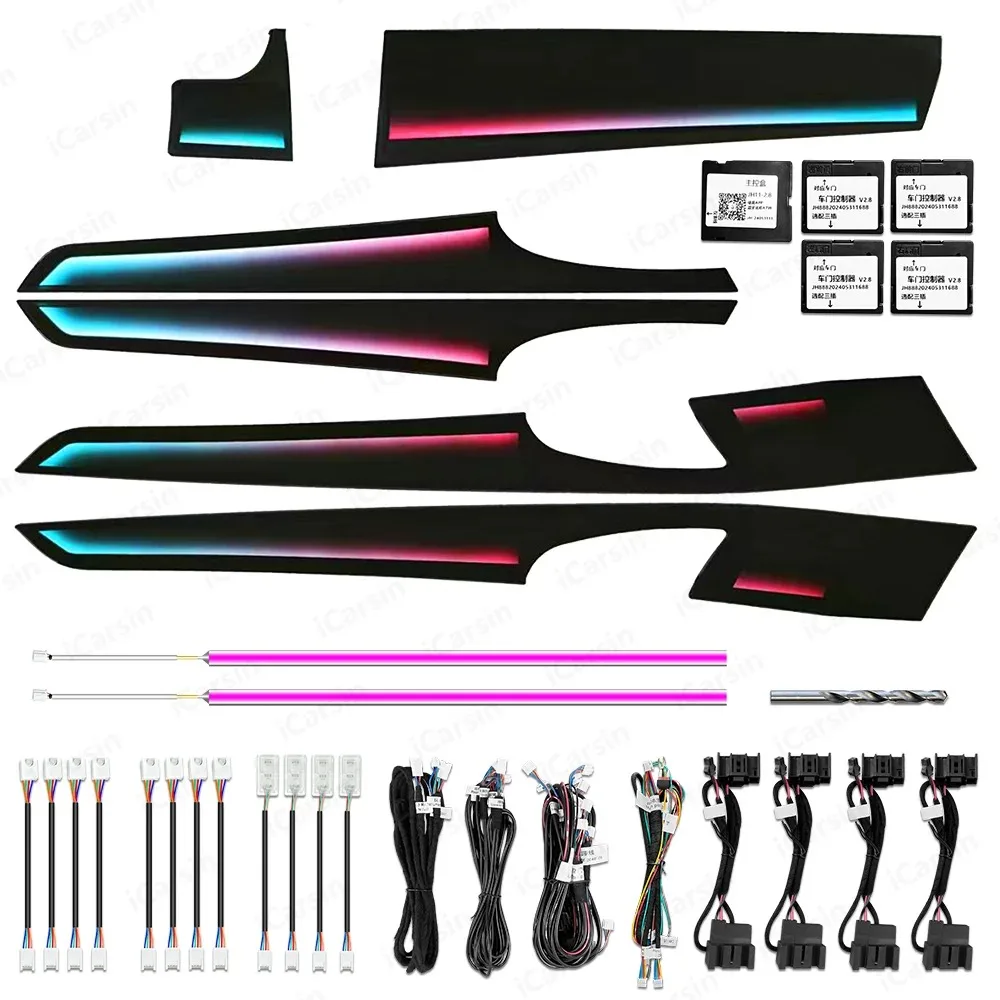 

Обновленный светодиодный светильник для салона автомобиля Symphony для Porsche Panamera 970, аксессуары для декоративной отделки 2010-2016 гг.