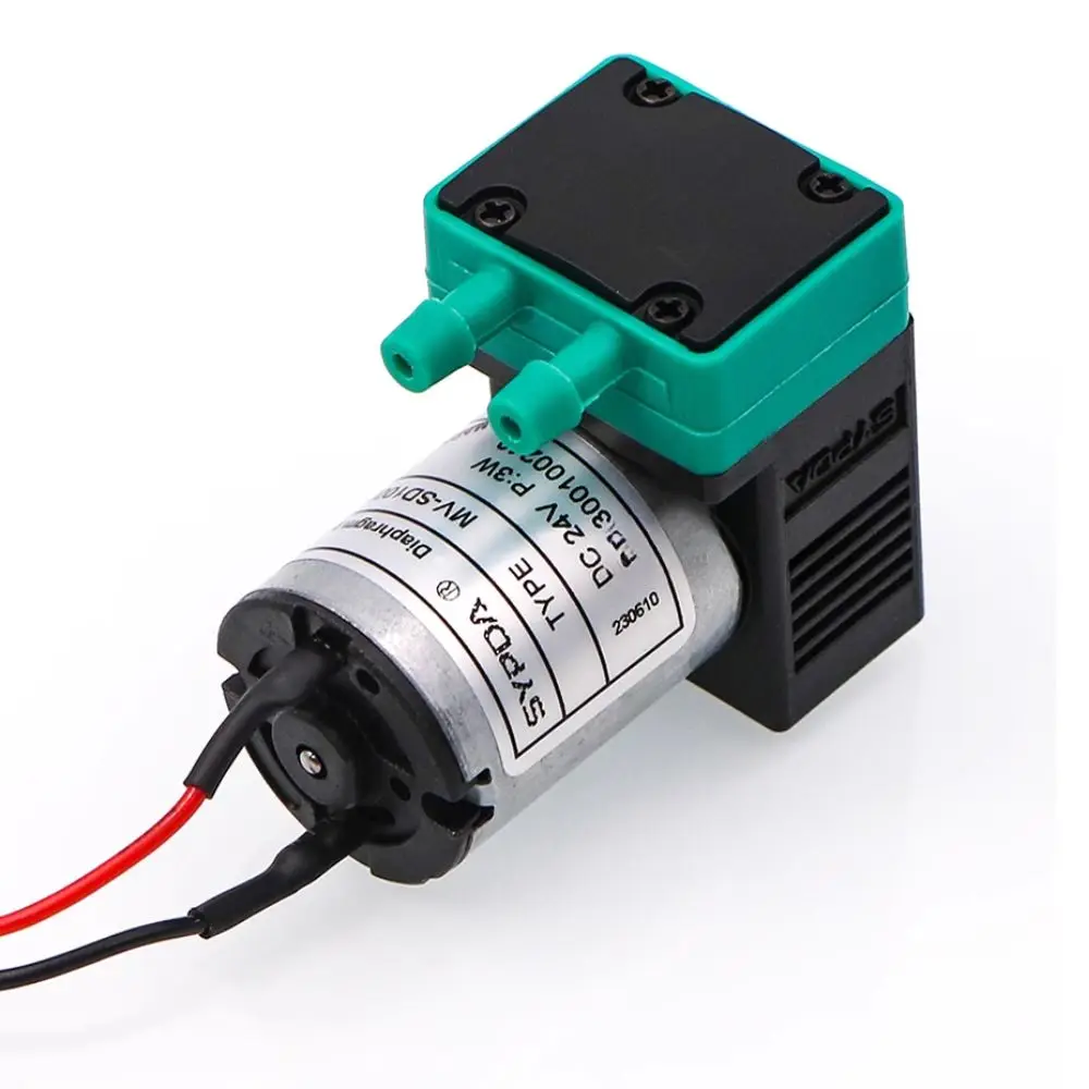 MV-SD100Es Lösungsmittel-Tintenpumpe DC 24V 3W |   100 ml/min Mikromembranpumpe für Drucker