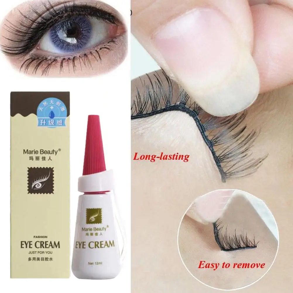 Cute Funny Waterproof Fake Eyelashes Glue Professional Glue Makeup Tools Extension Double Eyelid Eyelashes X3U3