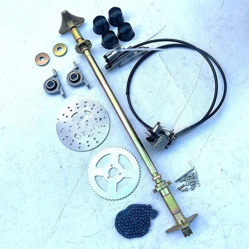 Kart accessories, four-wheel wheeler rear axle motorcycle modification 740 rear axle accessories T8F sprocket disc brake