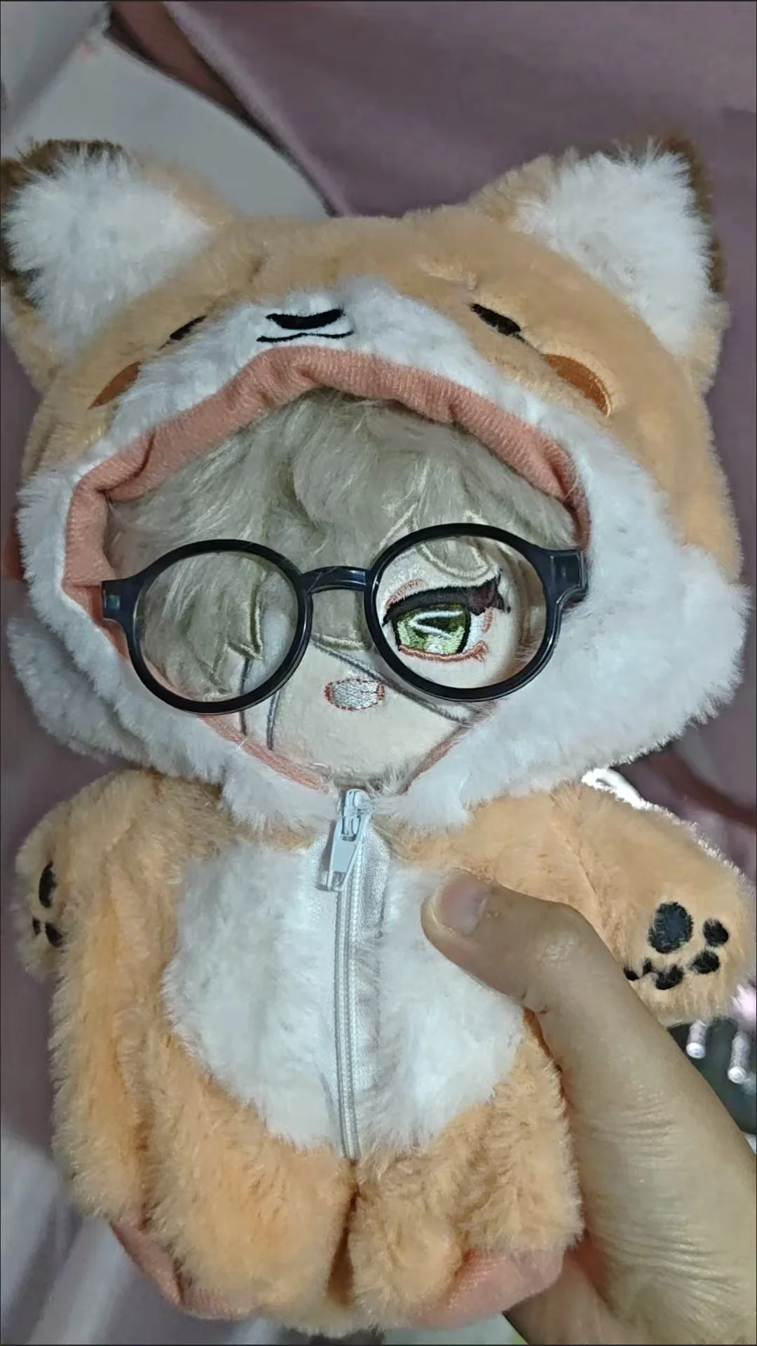 20cm Game Identity V Florian Brand Fire Investigator Cosplay Plush Stuffed Doll Body Dress Up Stuffed Toys Birthday Gifts