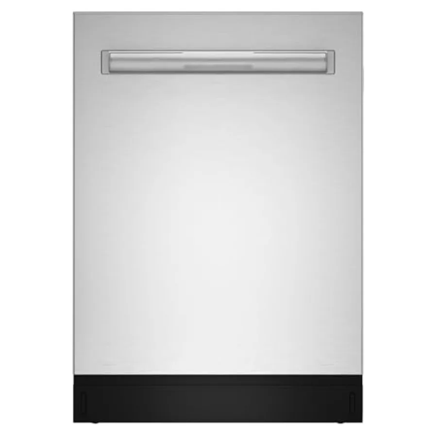 

24-inch Stainless Steel Dishwasher 47 dB Library Quiet Third Rack Power Wash Sprayer 12 Place Settings Stainless Steel Silver