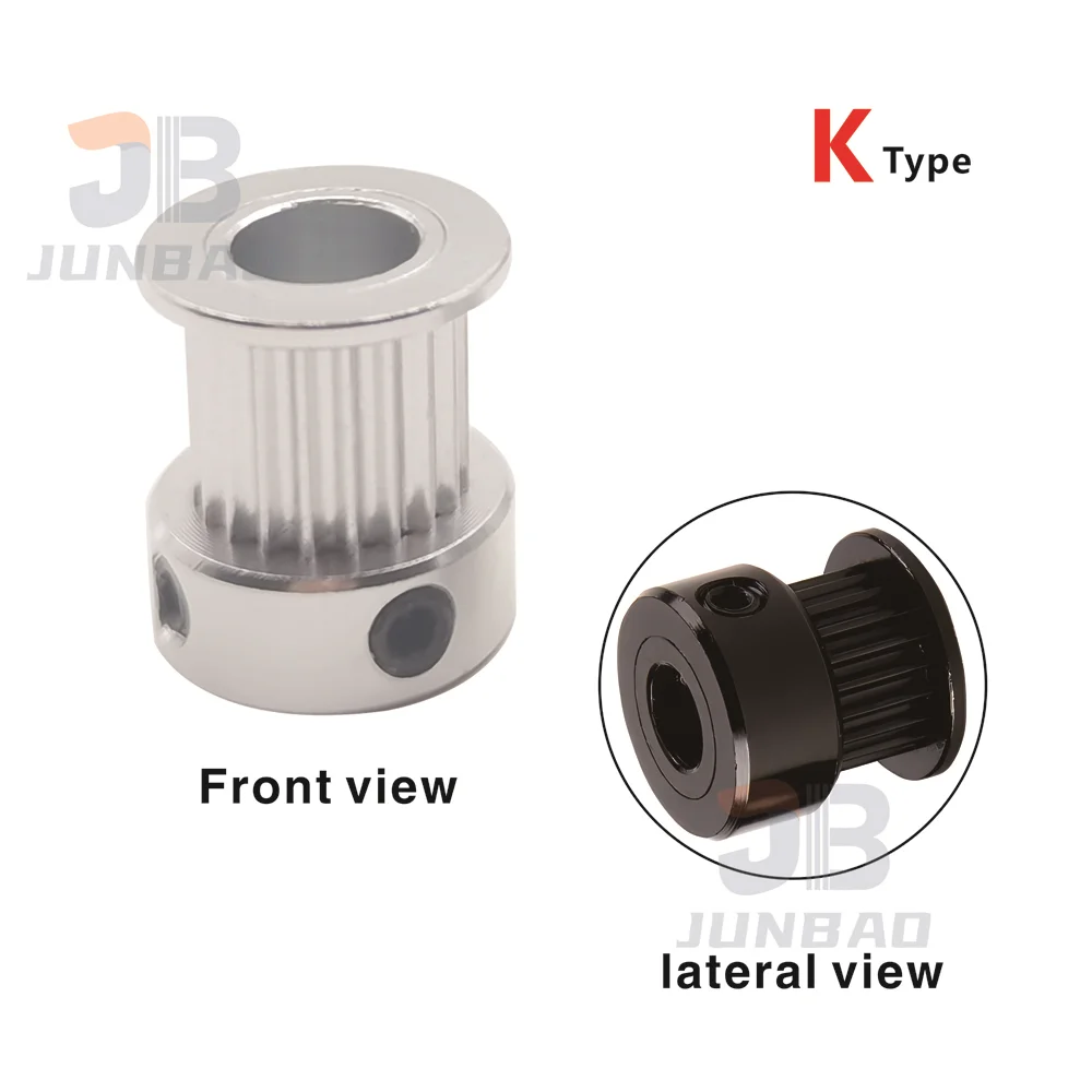 30T/40T/50T/60-Teeth, 2GT Timing Pulley, Used in Transmission Systems for DIY/CNC/3D Printers, G2M Synchronous Toothed Wheel