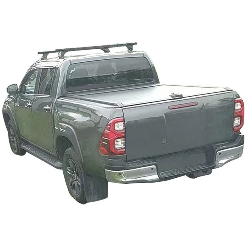 

Manual Roll Up Tonneau Cover For Toyota Hilux Revo Pickup Truck Bed With Mechanical Lock