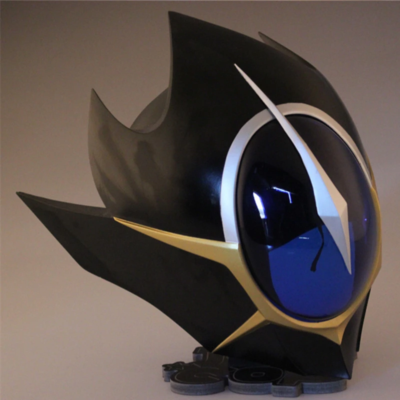 CODE GEASS Lelouch da Rebelião Zero Cosplay Acrílico Máscara, Capacete GFRP, Halloween Masquerade Party, Carnaval Props