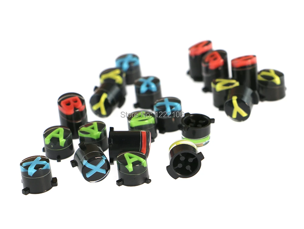 1 مجموعة ل جهاز مايكروسوفت إكس بوكس وان XBOXONE اللاسلكية ذراع تحكّم سلكيّة ABXY أزرار مع رسائل طقم عصري