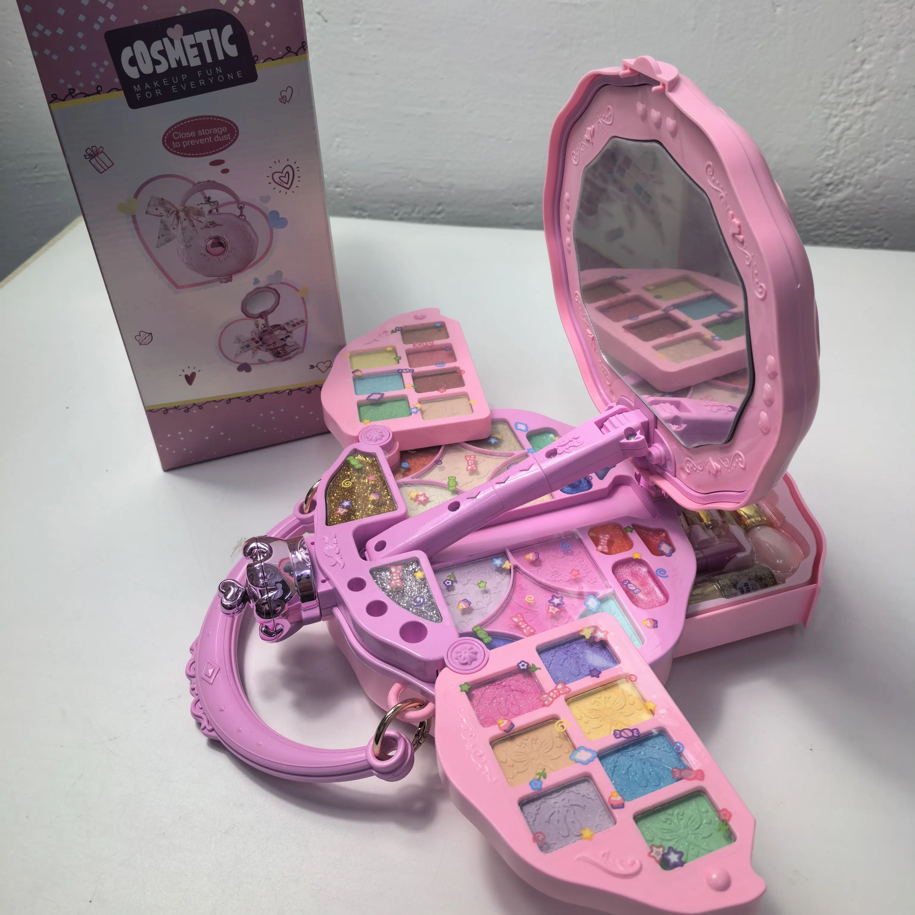 Water Washable Children's Makeup Toy Set for Girls Party Cosmetic Plaything Gift for Kids