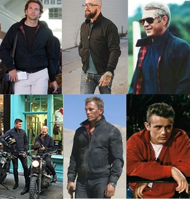 

Harringto G9 Real Leather Biker Jaet Men's Classic Briti Sle Velvet Cowhide ort Faion Urban Spring Casual Loose Fit