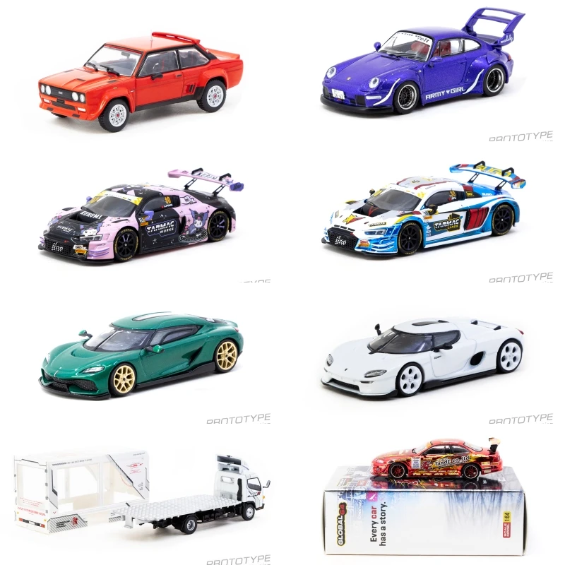 

Модель автомобиля Tarmac Works 1:64 Vertex Ridge TE3006 Soarer, хромированная, красная, литая под давлением