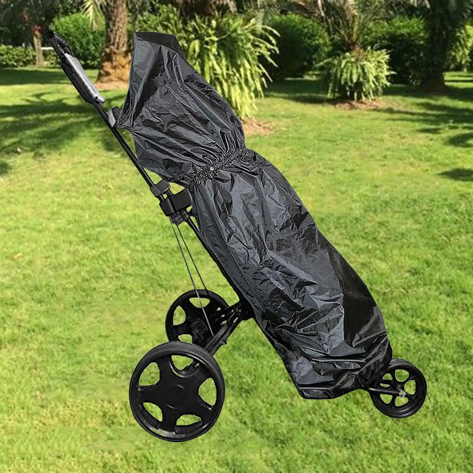 Portable Golf Bag Travel Covers Rain Cover Zipper Hood Sided Heavy Duty Lightweight for Golfers