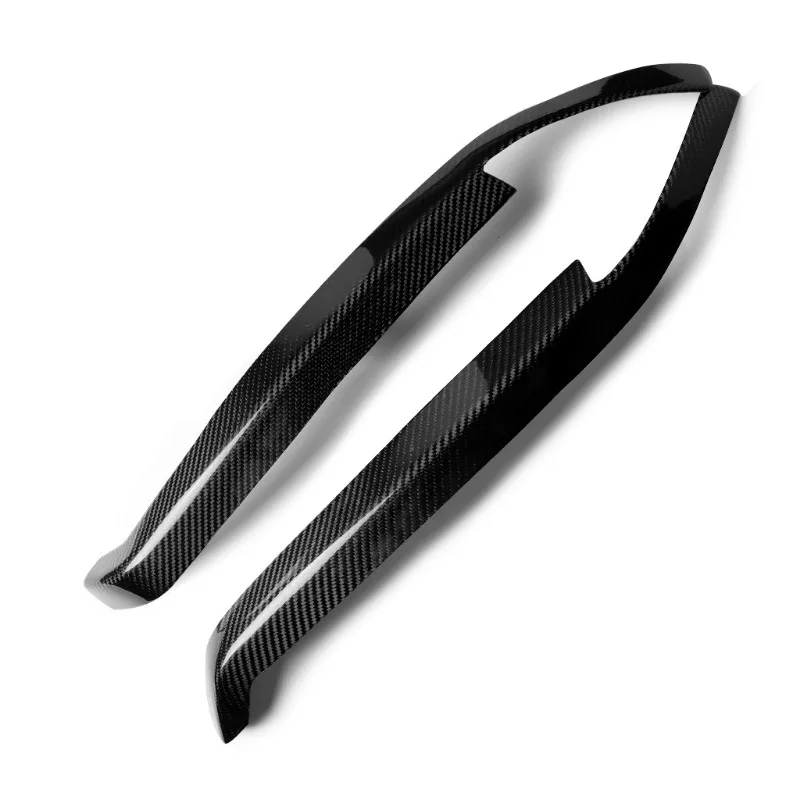 

For Honda Accord Real Carbon Fiber Headlights Eyebrow Stickers Car Exterior Modification Accessories