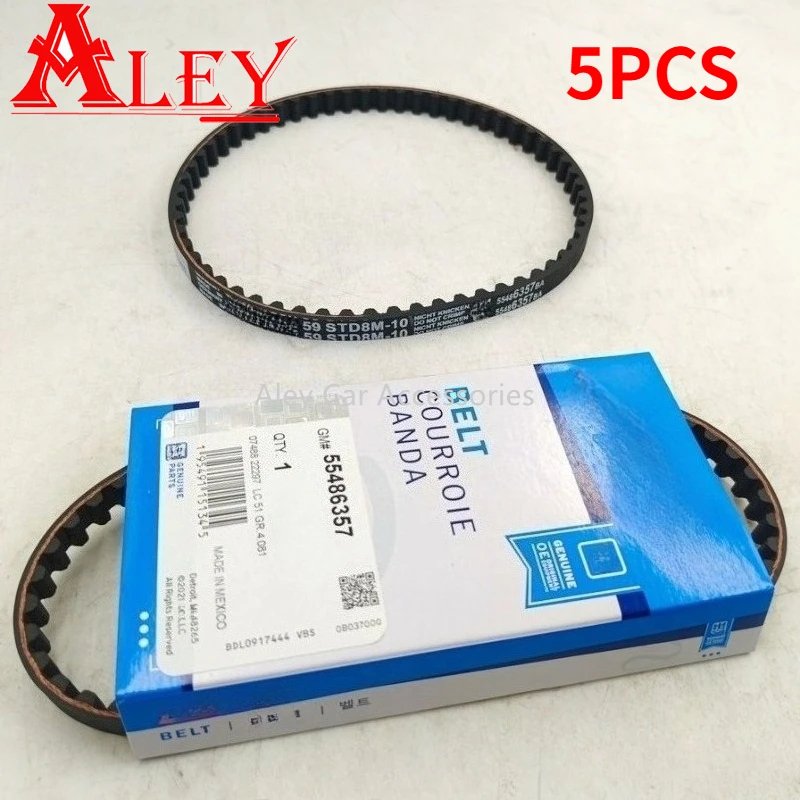 

5PCS 55486357 STD8M-10 Engine Timing Belt For GM Tracker Onix 2023 2024