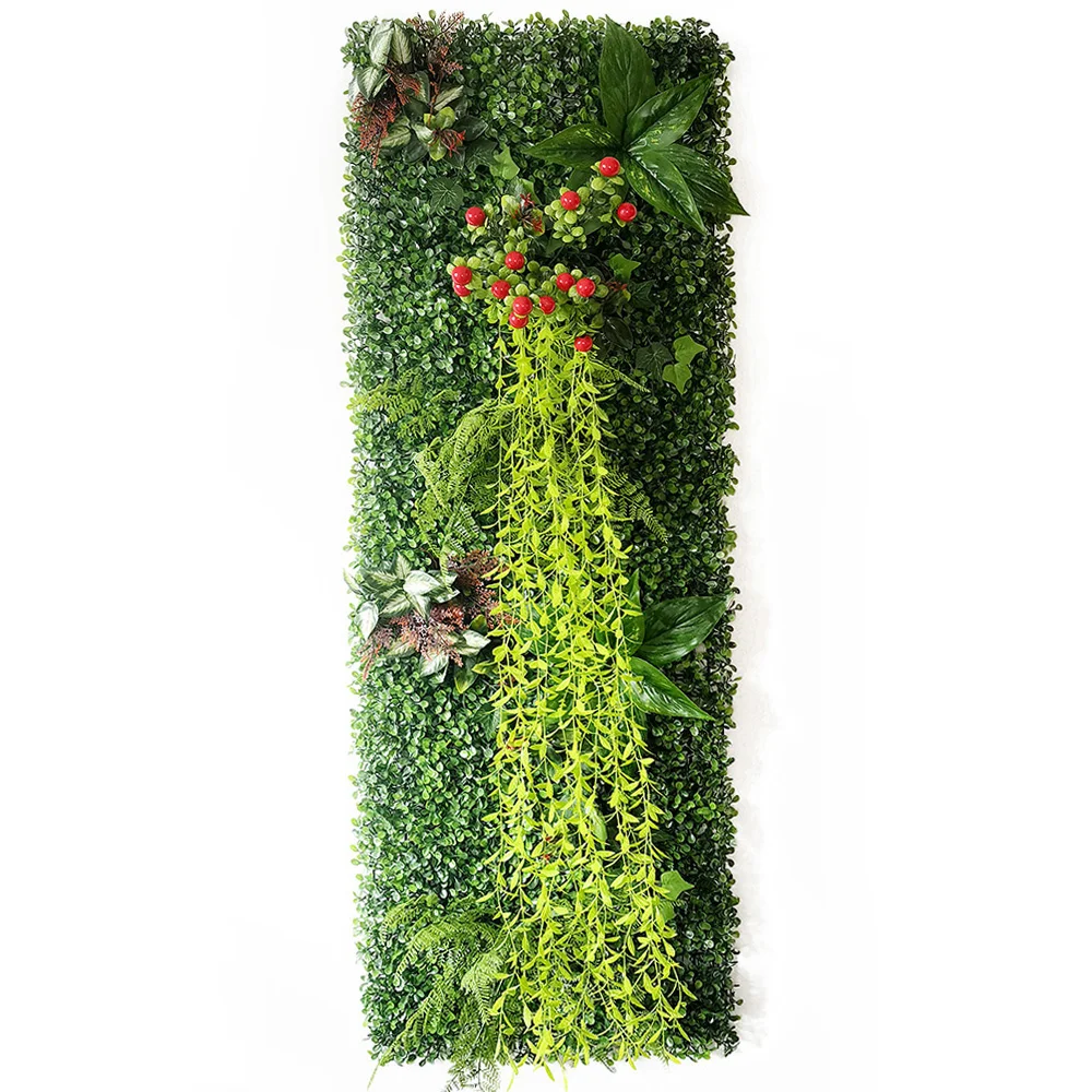 HUA TIAN 40*120CM Artificial Plant Turf Grass Moss Subtropical Plant Decoration Home Fake Wall Panel Lawn Garden Decoration