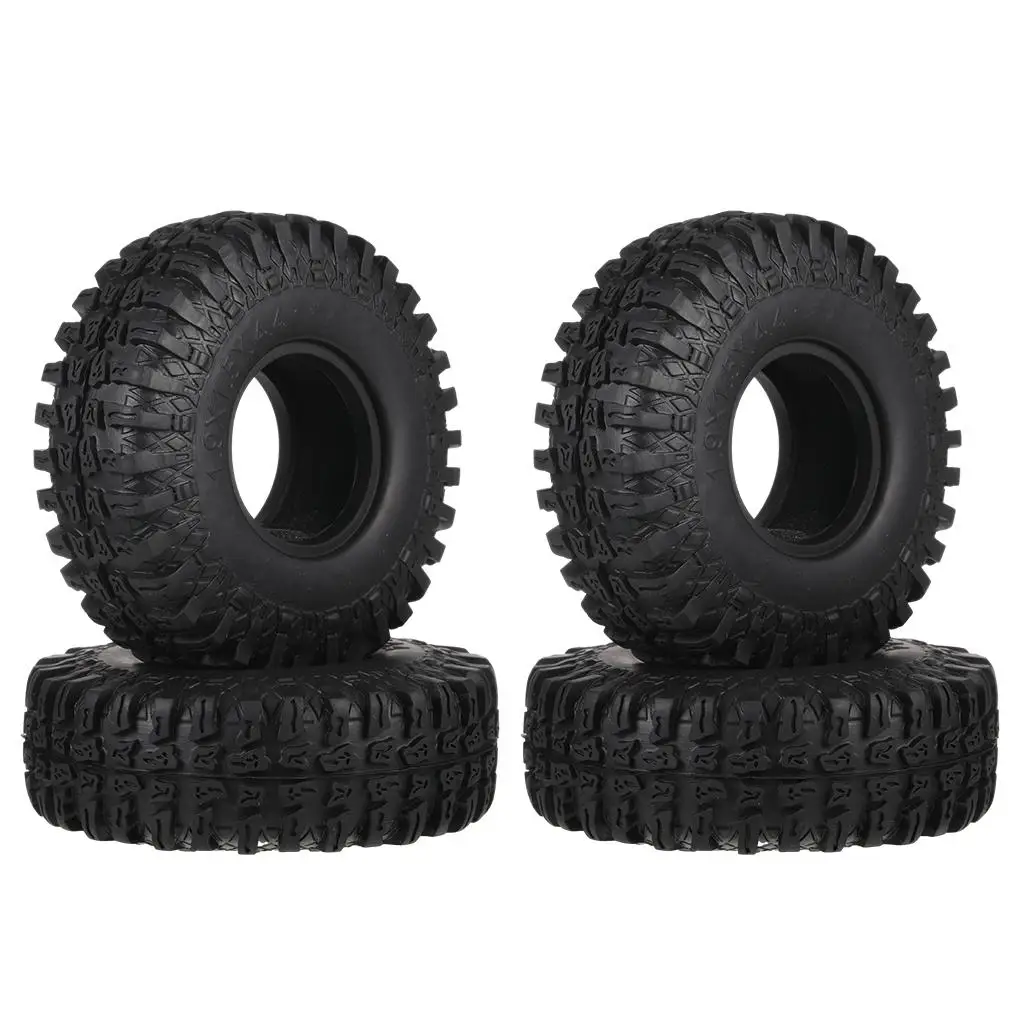 

RCGOFOLLOW 1.9 Inch Crawler Wheel Tires 114mm Diameter 42mm Width 1/10 TT02 94122 94123 SCX10 90046 TRX4 RC Car Part