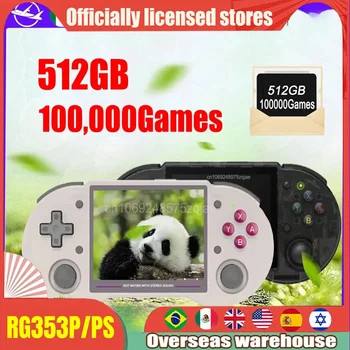 ANBERNIC RG353PS rg35handheld game console 3.5 RK3566 450 inch IPS screen Android Linux OS HD Video games PS1 NDS PSP games