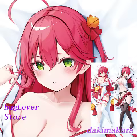 Dakimakura Anime sakura miko Body Pillow Double-sided Print Life-size Cover