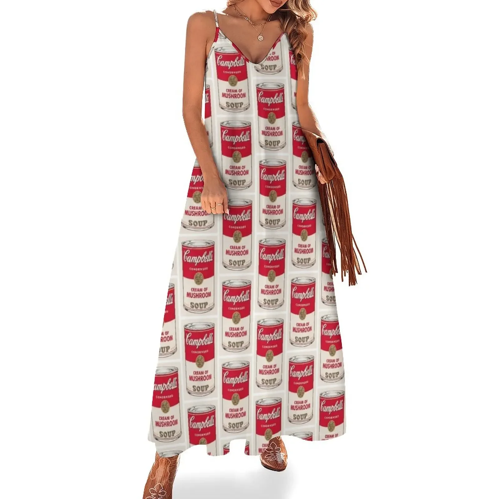 

warhol- vintage illustration Sleeveless Dress Bridesmaid dress woman Long veiled dresses