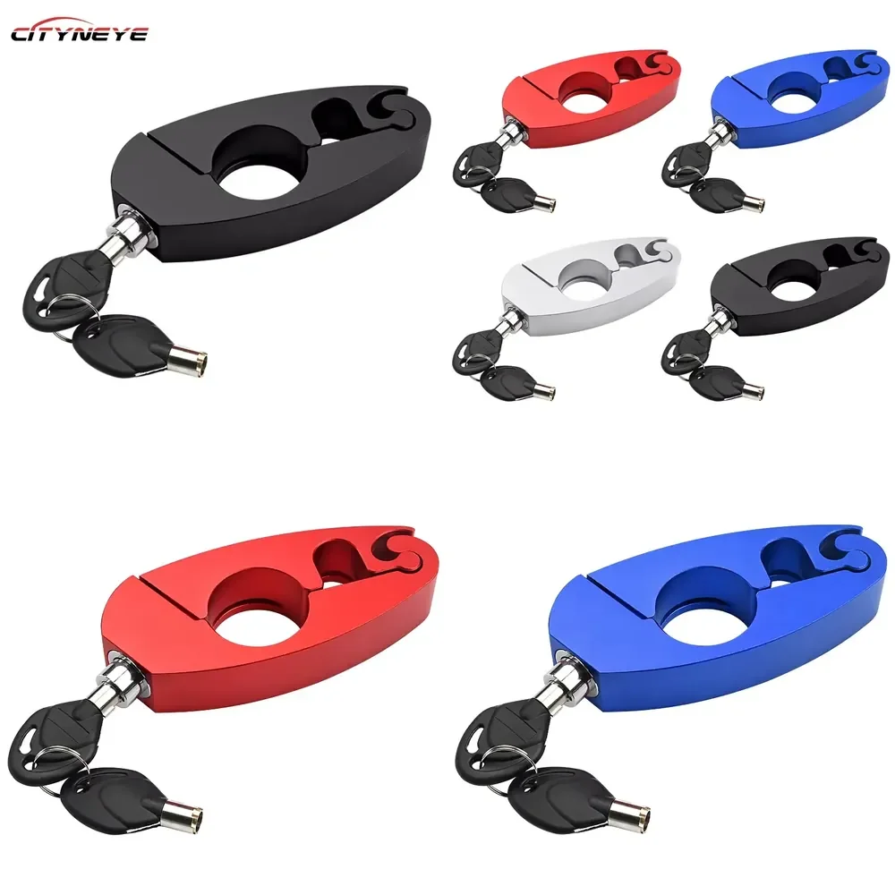 Aluminum Alloy Handlebar -theft Lock for Scooter Brake Grip Theft Security Protection Locks