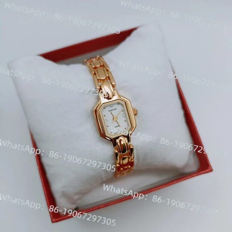 

Haida Quartz Women's Bracelet Watch Medieval Vintage Style Original Shanghai Watch Factory Square