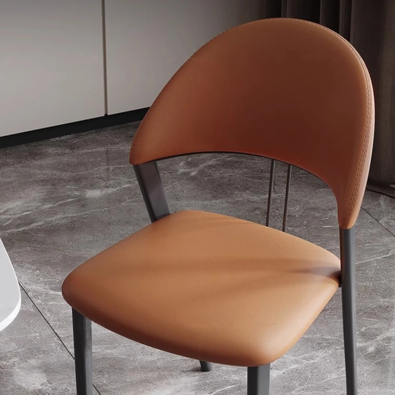 كراسي طعام بسيطة من الشمال مصنوعة من جلد البولي يوريثان للمطاعم والمشروبات وكراسي تناول الطعام المتقدمة للاسترخاء أثاث منزلي Sillas Lscy
