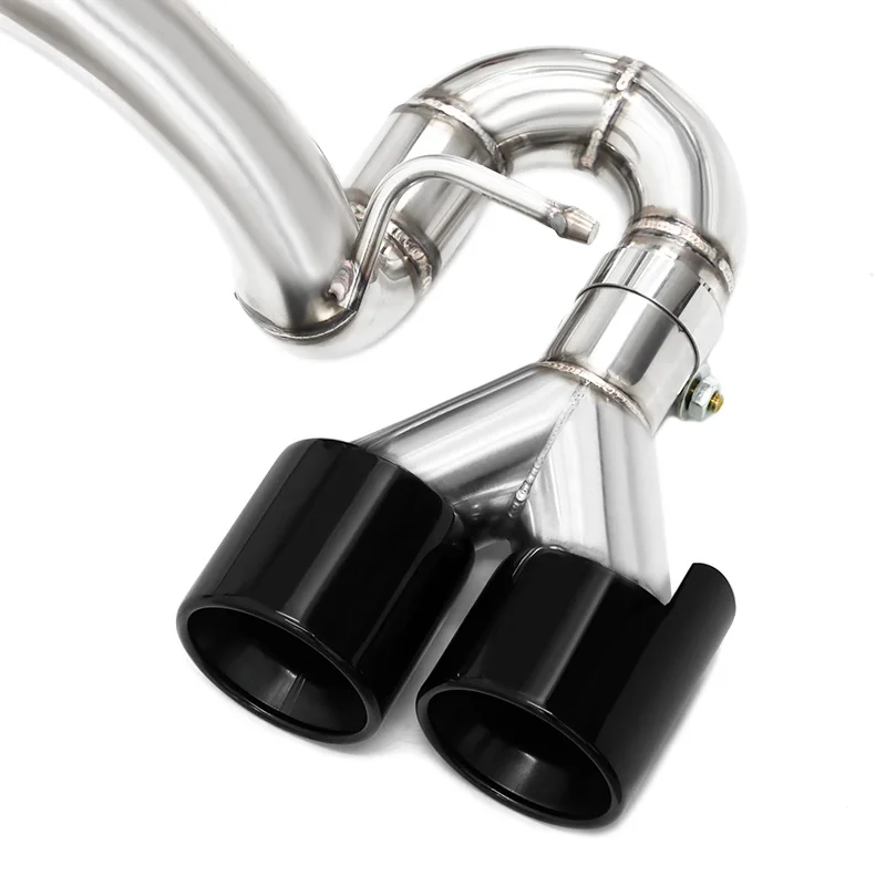 Quad Exhaust Tip For BMW E60 523i 520i 2006-2011 Changed M5 Bumper Stainless Steel Car Exhaust Tip Muffler Tip