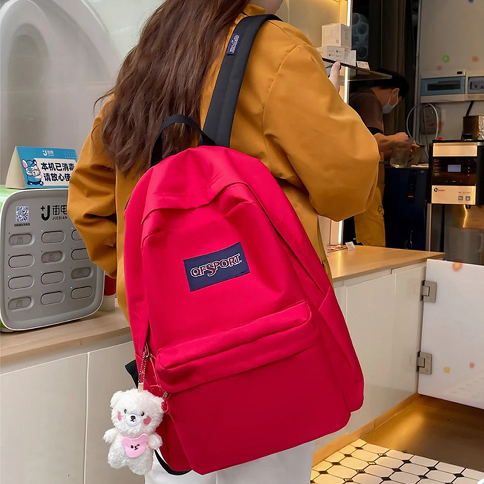 Sac à Dos observateur en Nylon pour Enfant Fille et Femme Cartable d'École Primaire