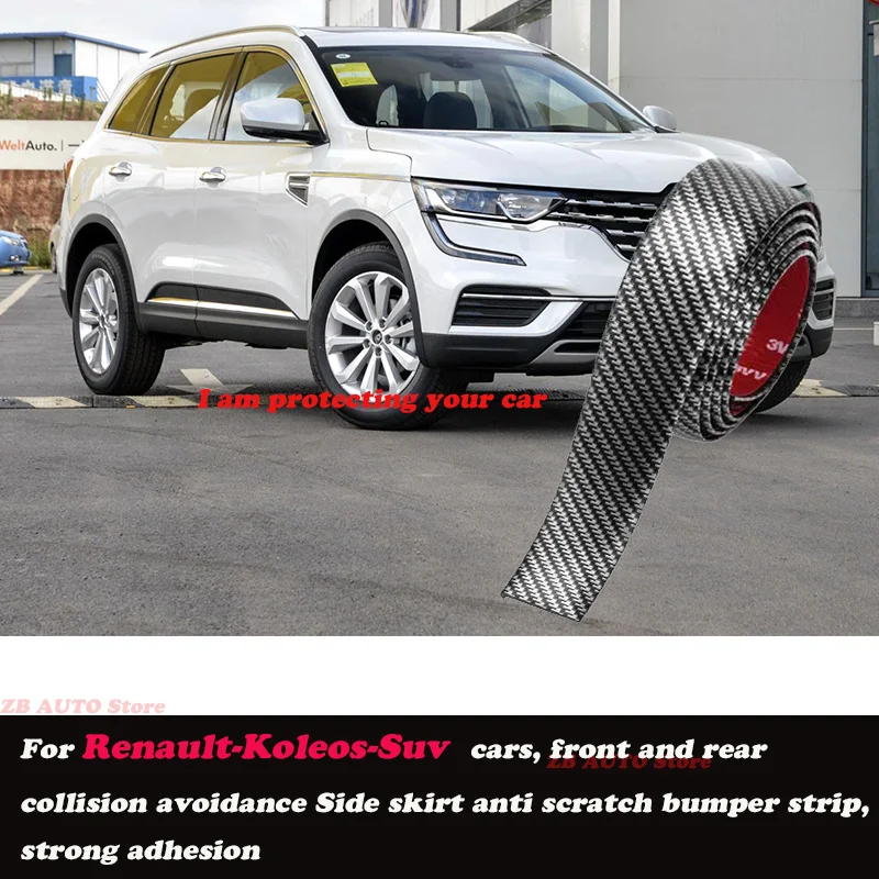 

Strong adhesive bumper strip, front and rear lip side skirts, collision and scratch resistant suitable For Renault Koleos Suv