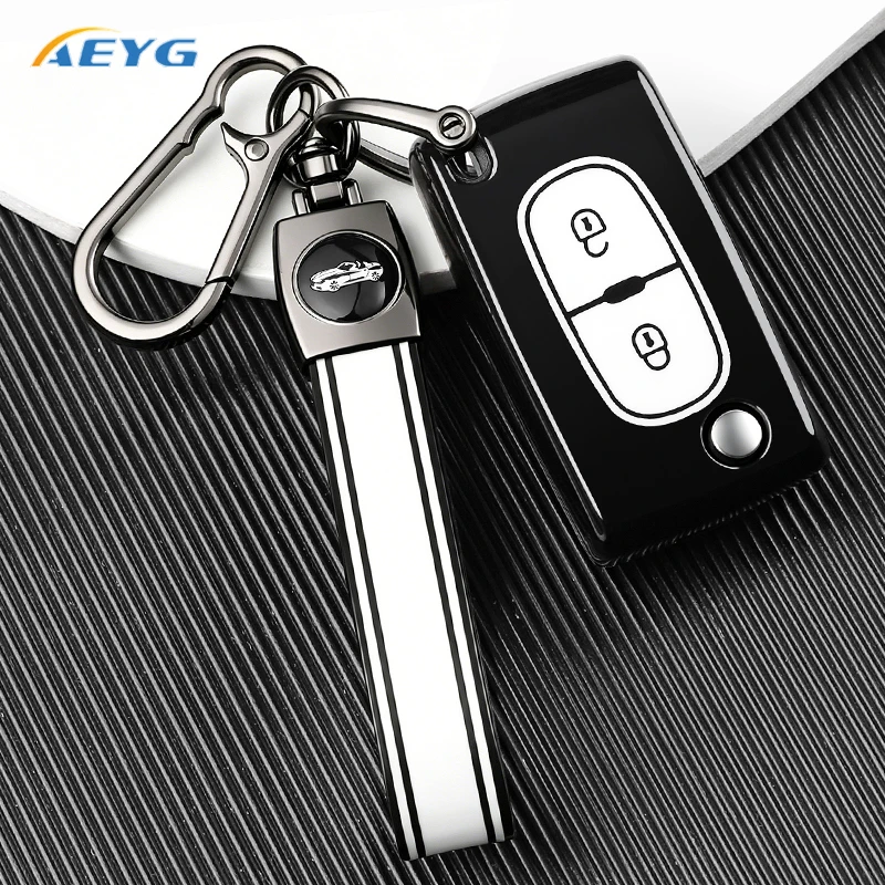 TPU Car Remote Key Case Cover Holder Shell For Peugeot Partner For Citroen Berlingo C3 Picasso Keychain Accessories 2 3 Buttons