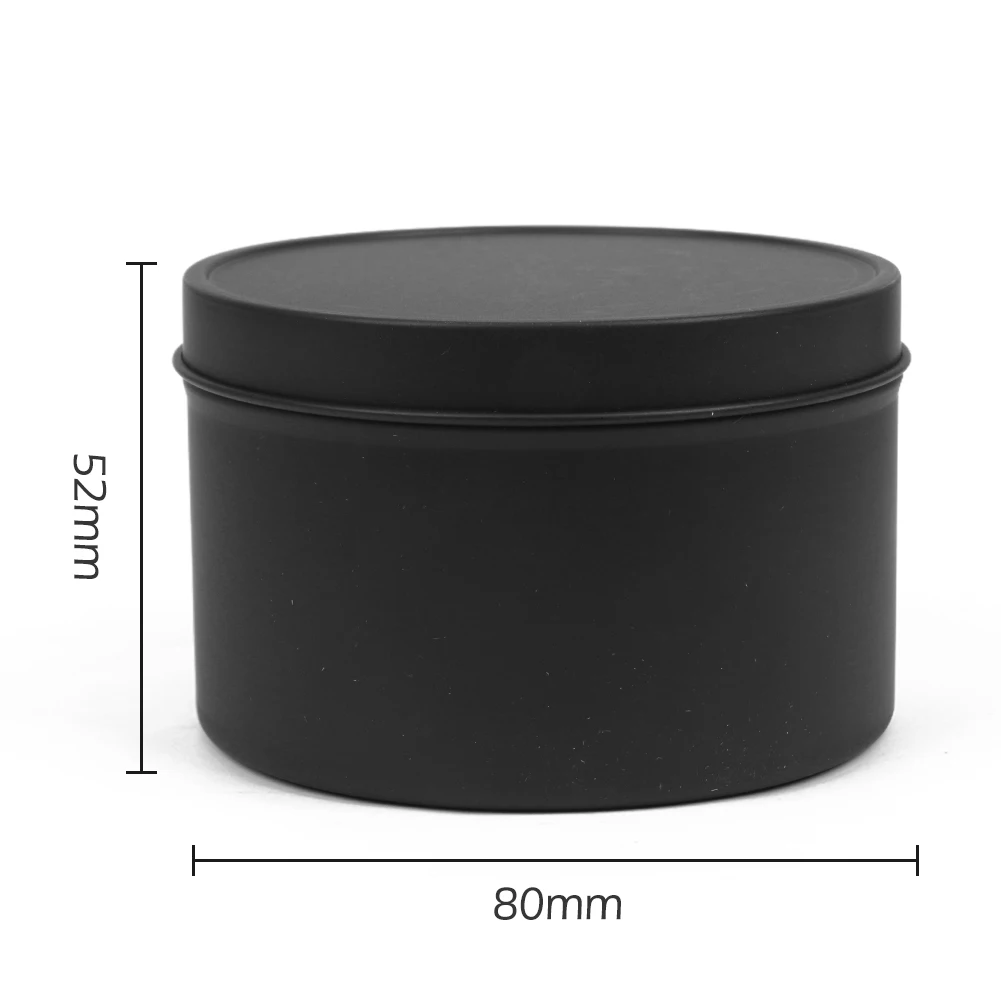 10pcs 4/8/12oz Soy Essential Oil Candle Jar With Lids DIY Handmade Aromatherapy Jar Tinplate Container Wax Melt Making