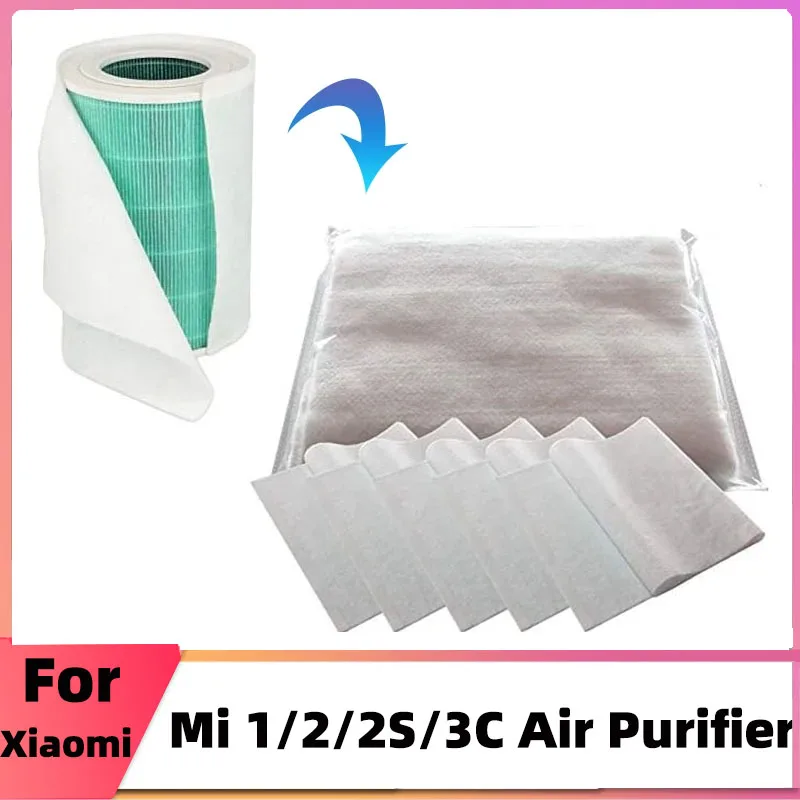 Electrostatic Cotton for Replacement Xiaomi Mi Air Purifier Pro / 1/2/3/4/4Lite Universal Air Purifier Filter Accessories Dust C