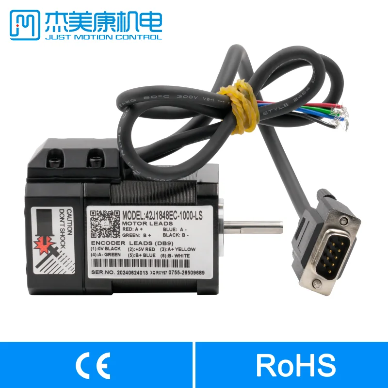 JMC 0.48 N.M 1.5A 42J1848EC-1000-LS+2HSS57-A Biaya Rendah Nema17 Motor Servo Langkah Loop Tertutup dan Set Driver