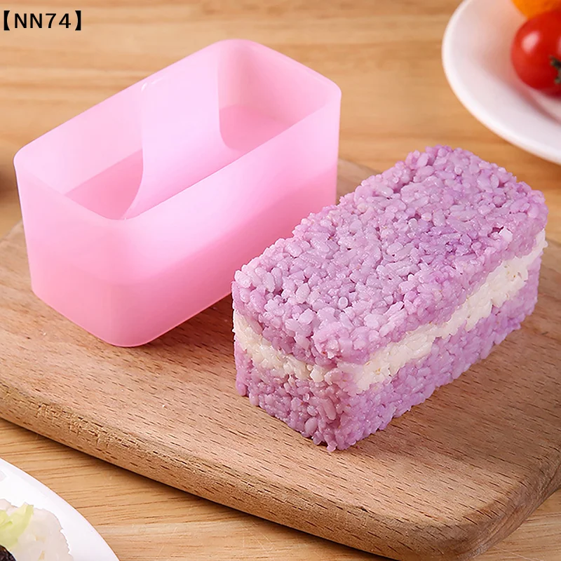 Rectangular Sushi Mold Musubi Making Kit  Kimbab Onigiri Household Kitchen Bento Accessories Rice Ball Maker Press Tool DIY【W4】