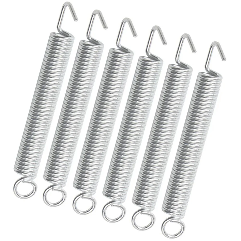 

6pcs Tremolo Springs For Electric Guitar Nickel-Clad Iron Replacement Suitable For Most Guitar Bridge Systems Instrument Parts