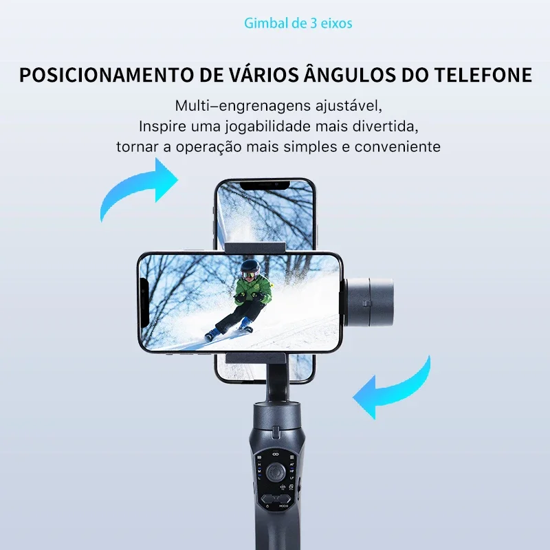 F10pro 3-Axis Gimbal Smartphone Handheld Selfie Sticks Cellphone Video Record Vlog Stabilizer For iPhone Xiaomi Huawei Samsung