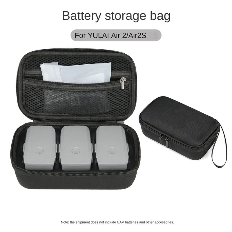 Batteries Storage Bag For DJI MAVIC AIR 2/AIR 2S Drone Carrying Case Portable Handbag Battery Shockproof Box