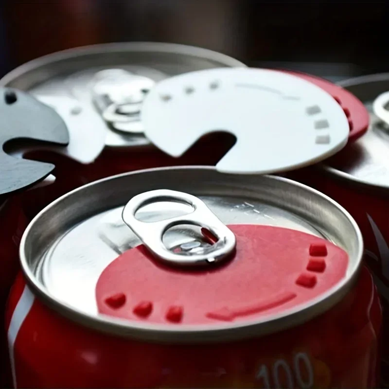 5 PCs Can Lid Can Sealer Beverage Can Cap Can Protector Barricade Soda Cap Sealer Plastic Beer Drink Lid Protector for Beer J