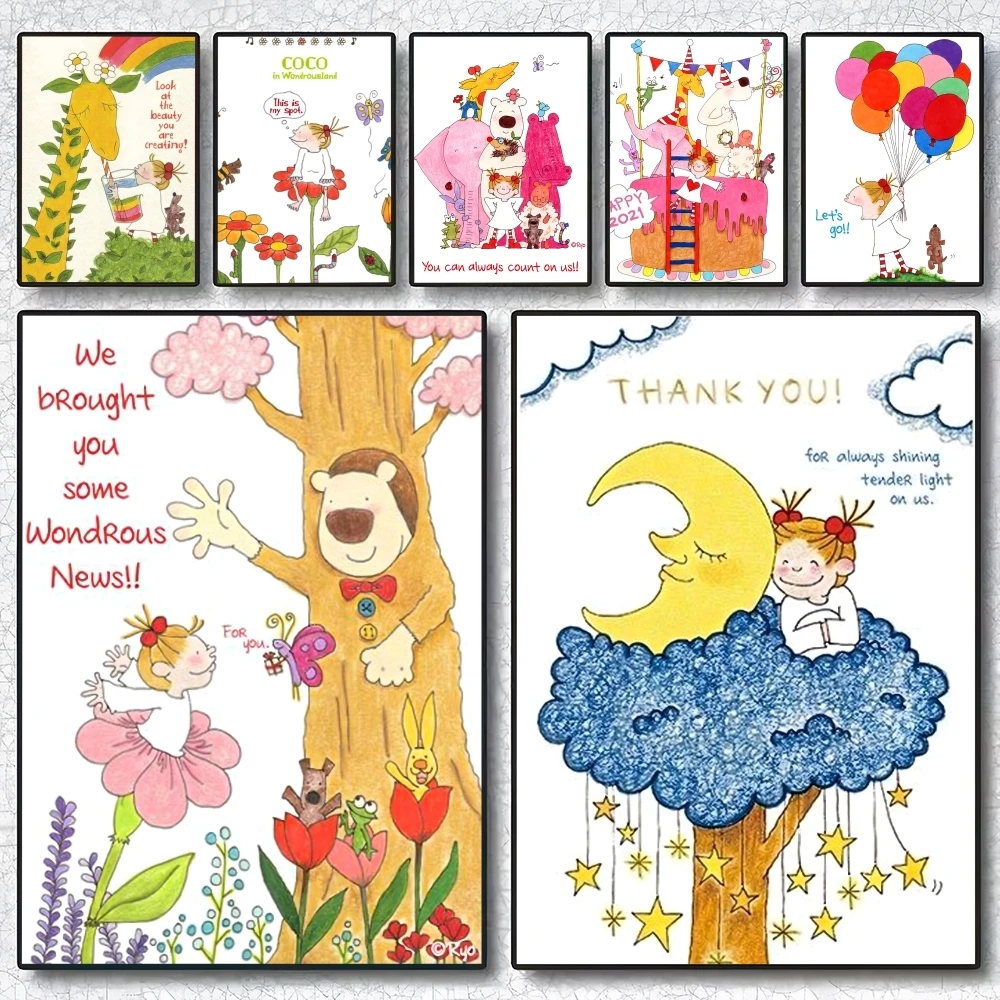 

C-Coco and Wondrous Gang Poster Holiday Gifts Designed For Home Restaurant Office Space Corridor Wall Art